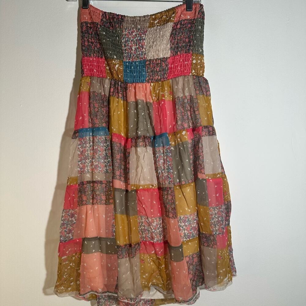 American Rag Patchwork Summer Dress - image 3